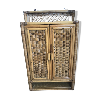 Rattan wall cabinet 82X48