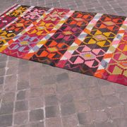 Old Oriental carpet kilim Anatolia 300 x 155 cm