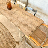 Old folding guinguette table 1