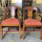 6 chaises gondoles de style Empire