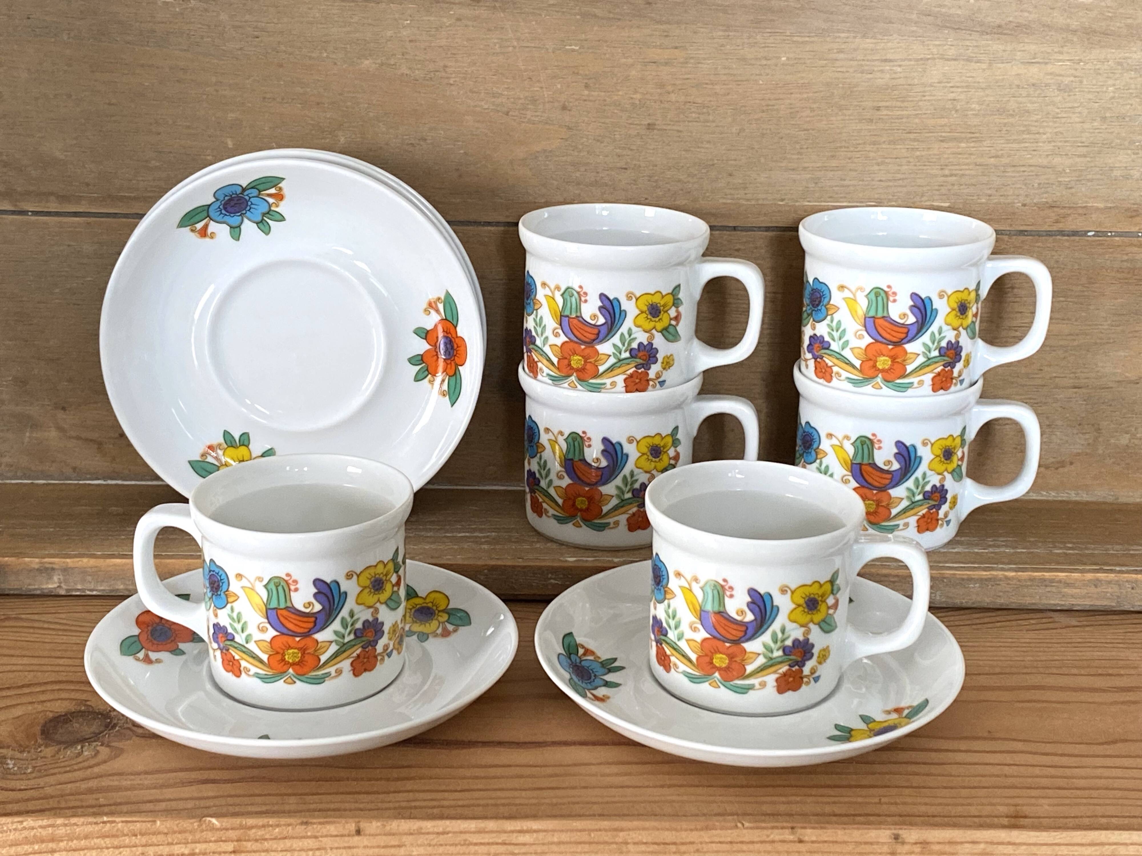 Royal Tettau Bavaria cups and saucers