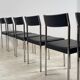 6 chairs by Ernst Lauclair 1966