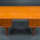 Danish teak desk by Gunnar Nielsen for Tibergaard 1960s