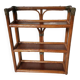 Vintage rattan wall shelf