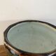 Glazed ceramic bowl signed