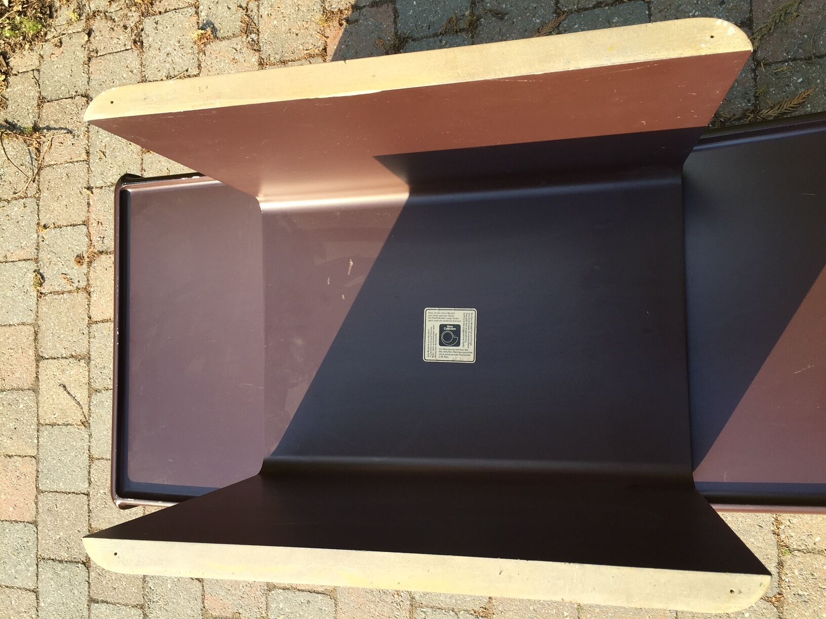 3 pull out tables  by Peter Ghyczy  for  Horn Collection 1970