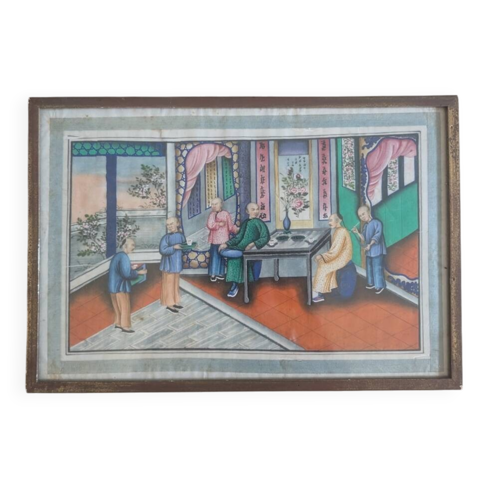 Peinture école chinoise 19e