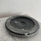 Vintage grey round marble ashtray