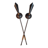 “Torchère” wall lights 1950s