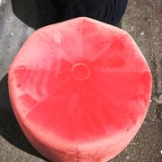 Pair of designer poufs La Cividina