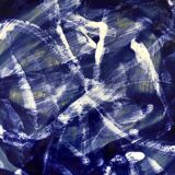 Flat floral decoration unique piece