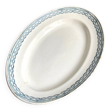 Oval dish St Amand & Hamage in iron earth