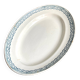Oval dish St Amand & Hamage in iron earth