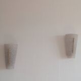 Paire d'appliques 1960 en perspex