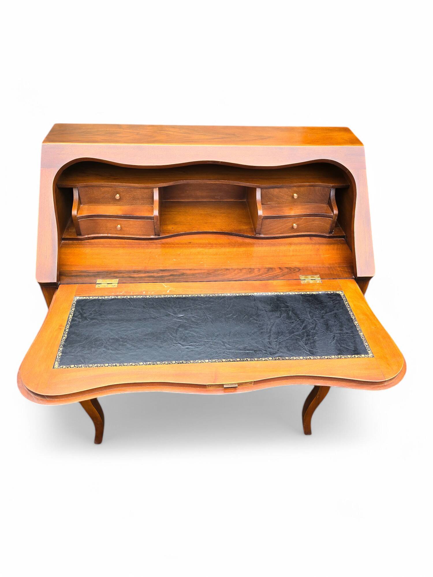 Antique secretary in solid walnut