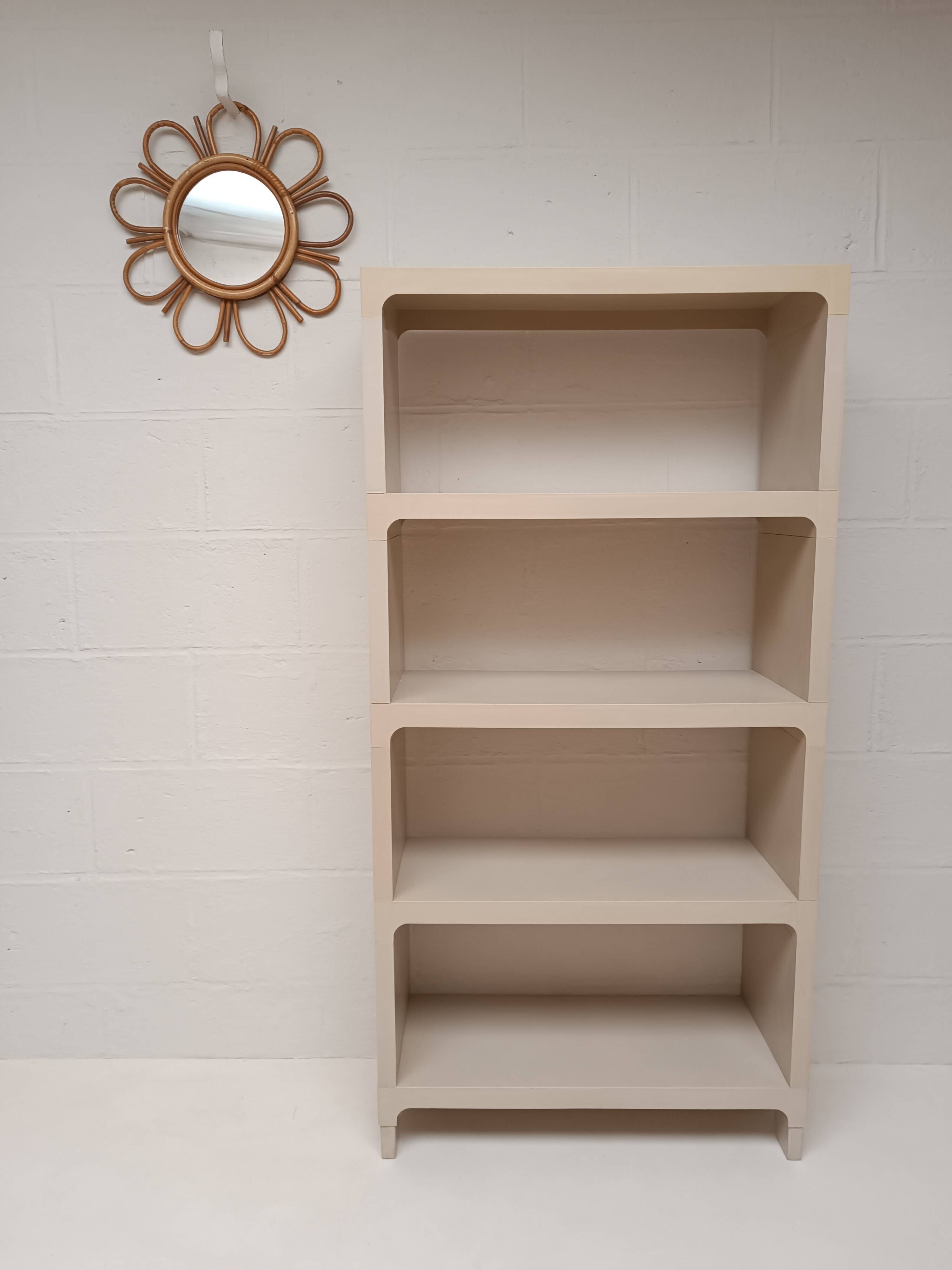 Macaple France 1980 PVC modular shelf