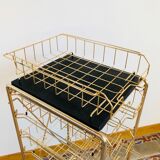 1950 Golden brass paper serving