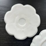 Pair of porcelain flower dishes