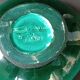 Vide-poche en céramique vernissée turquoise Giraud Vallauris 1960