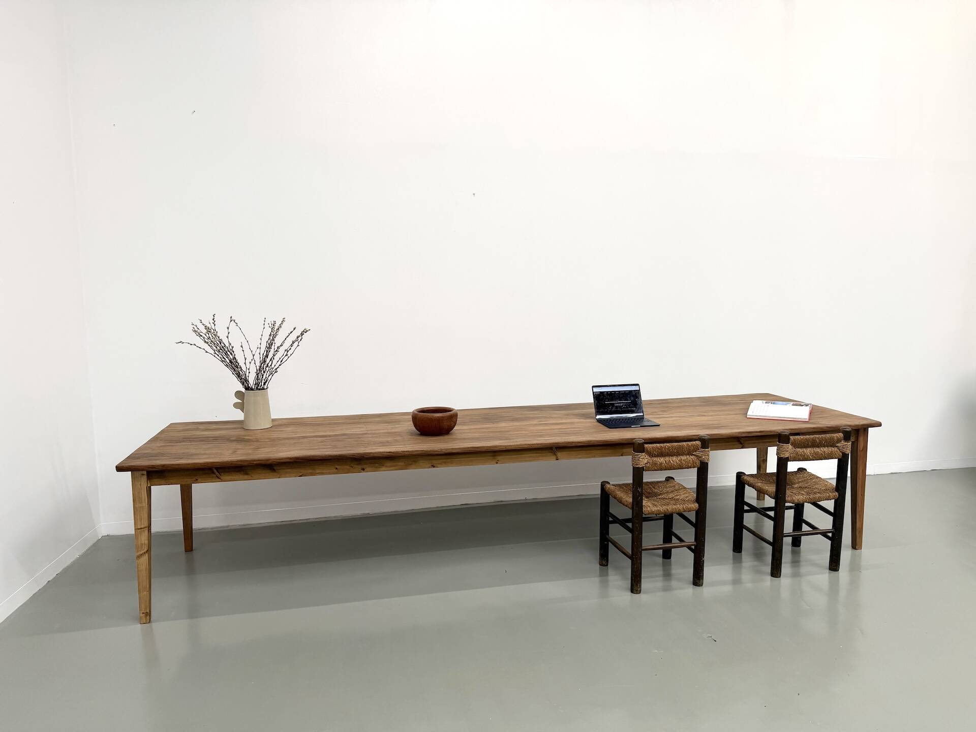 Large XXL Farm Table 4 Metres in Solid Chestnut