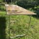 Table de camping pliante en formica