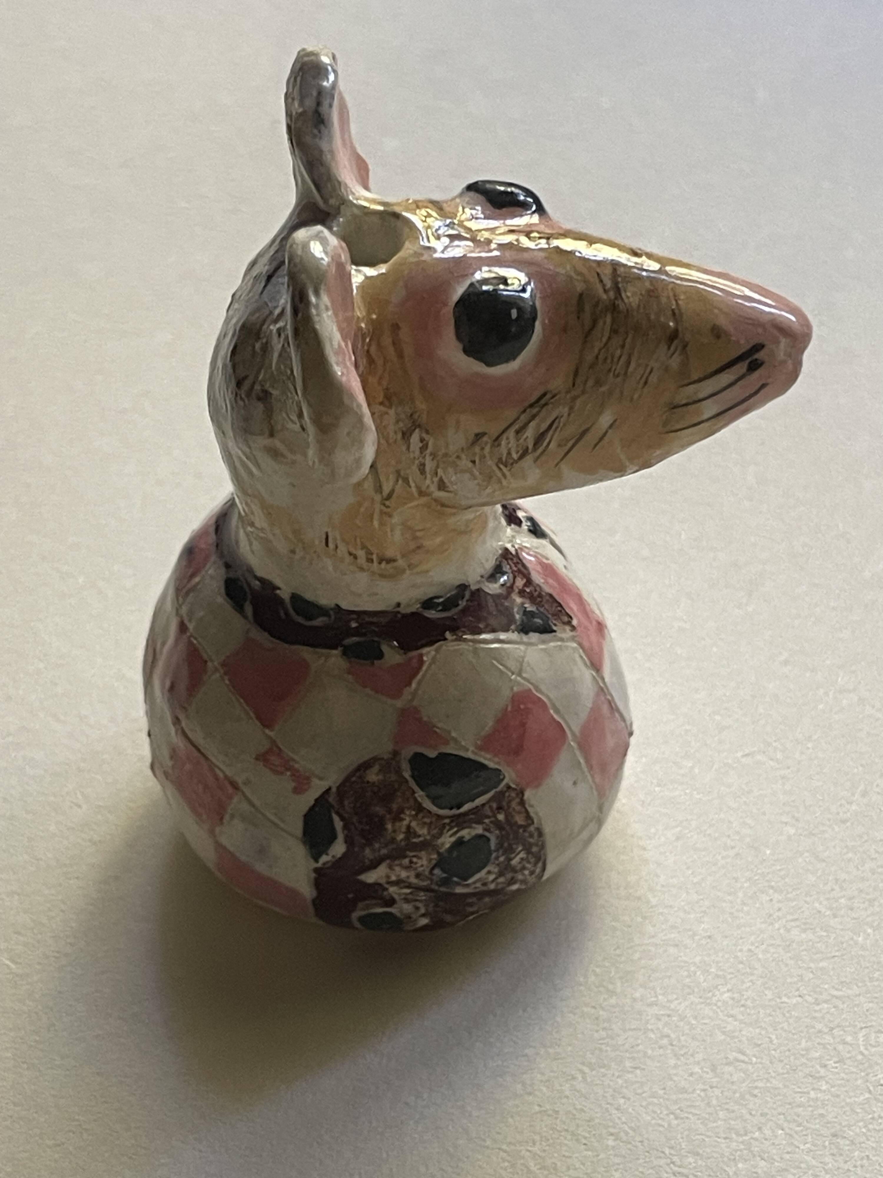 Small "bud vase" in glazed ceramic