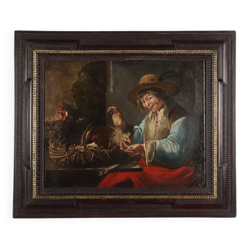 Ancient painting, school of Giacomo Francesco Cipper, 18th century