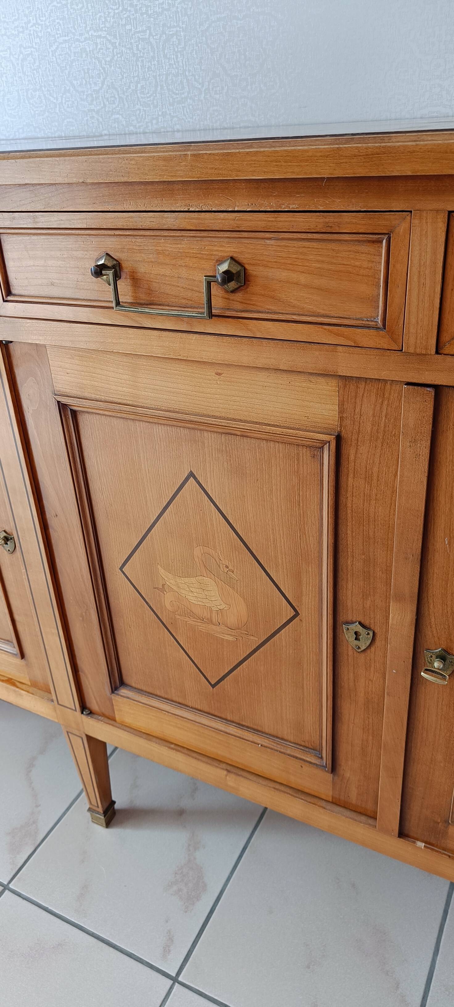 Buffet enfilade style directoire