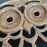 Dessous de plat chouette ou hibou en laiton