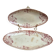 Set of 2 antique Gien Floréal ironstone dishes.