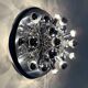 Cosack chrome Sputnik wall lamp / ceiling lamp 1960’s
