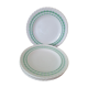Set of 6 flat plates, L'Amandinoise