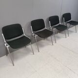 Vintage Dsc 106 Side Chairs By Giancarlo Piretti For Castelli, Set Of 4