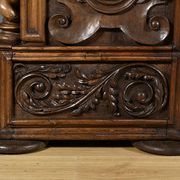 Oratory in solid walnut, Neo-Gothic Renaissance style – Late 19th century