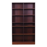 Bibliothèque en acajou, design danois, années 1970, production : Danemark
