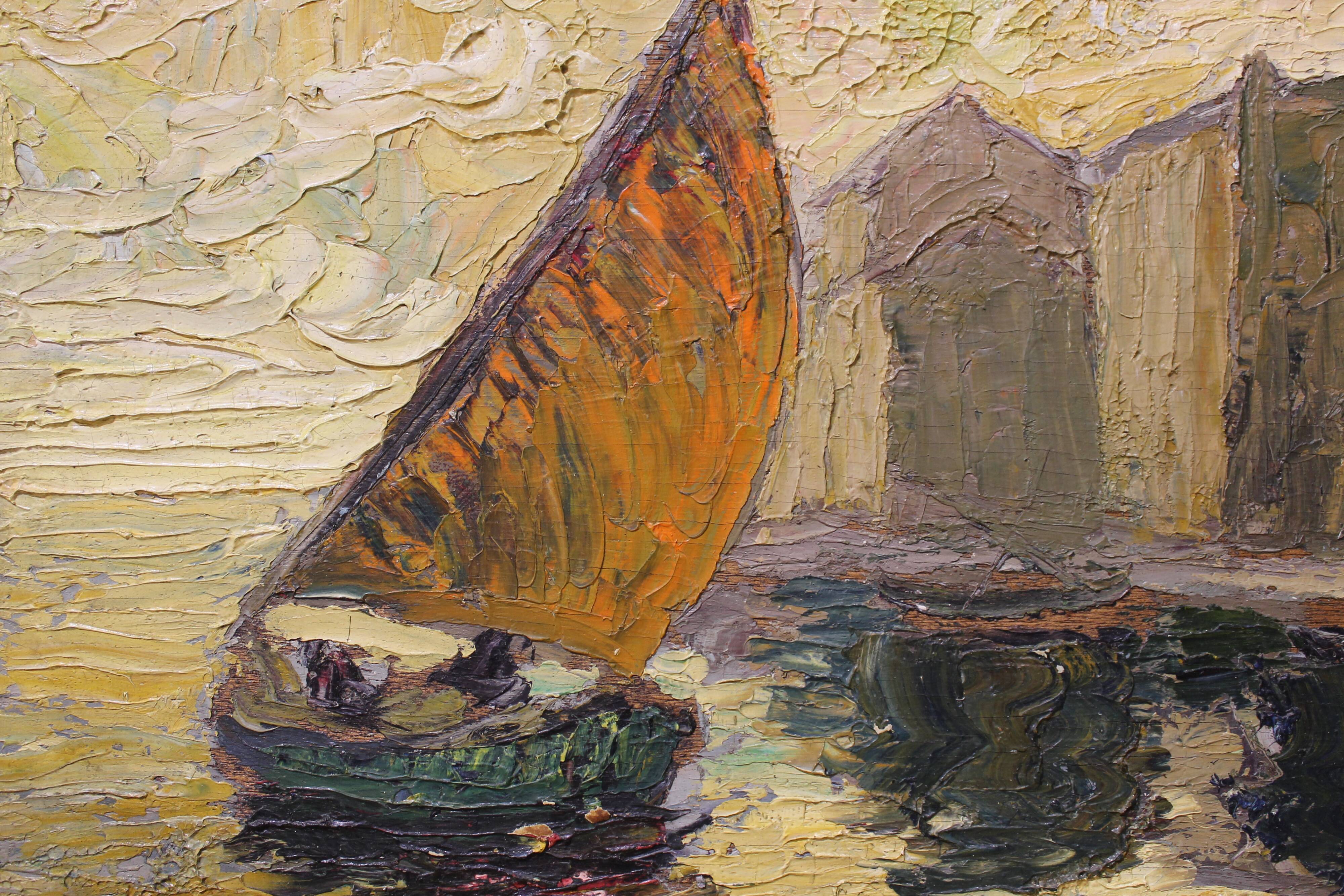 Marine painting by Henri Olive des Martigues