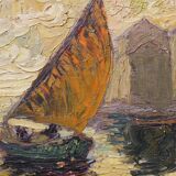 Marine painting by Henri Olive des Martigues