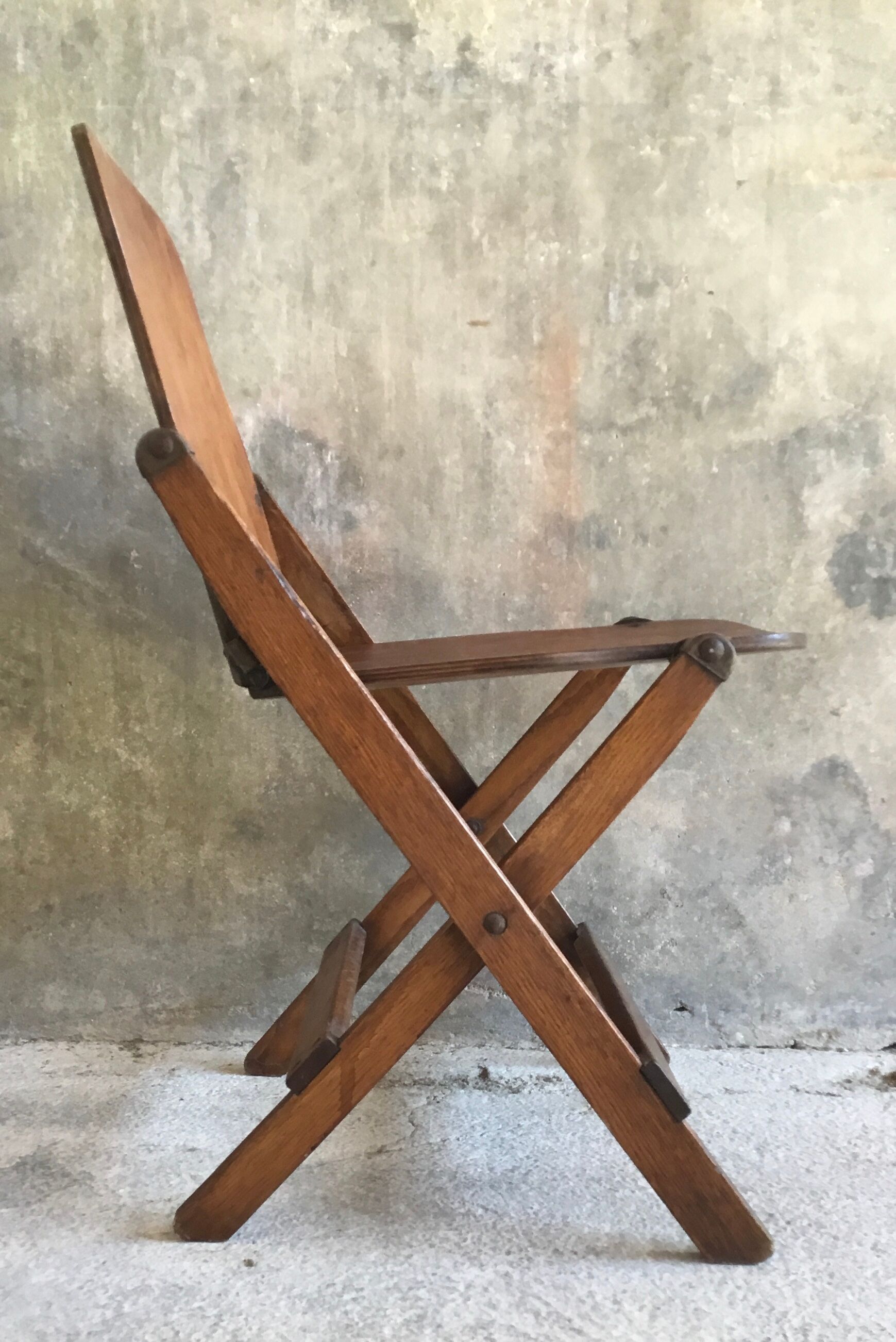 Pair of folding US chairs 2nd World War American Seating co Grand Rapids - 1940