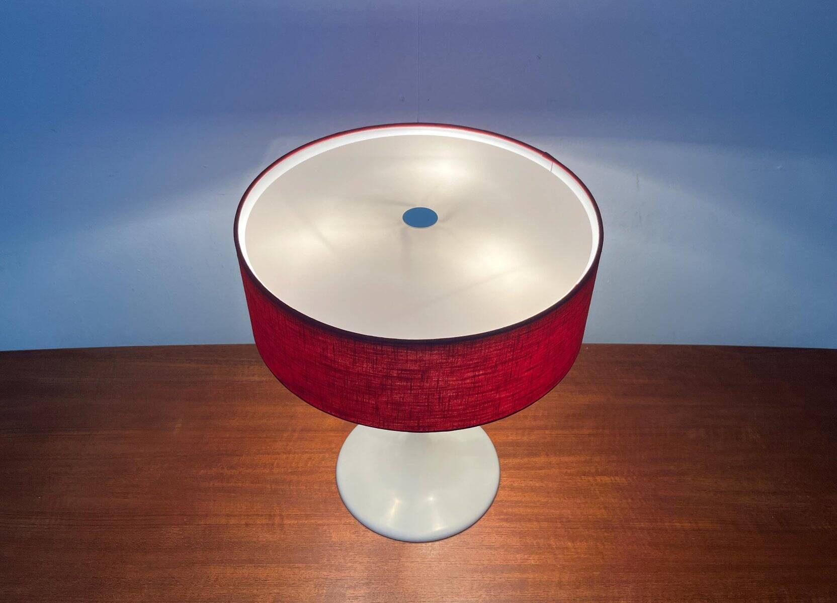 Lampe de table Swiss Space Age moderne du milieu du siècle par E.R. Nele pour Temde, années 1960