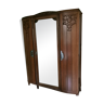 Wardrobe oak glass door