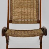 Folding chair by Gio Ponti, worn condition