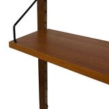 Vintage Poul Cadovius Royal System wandsysteem wandmeubel