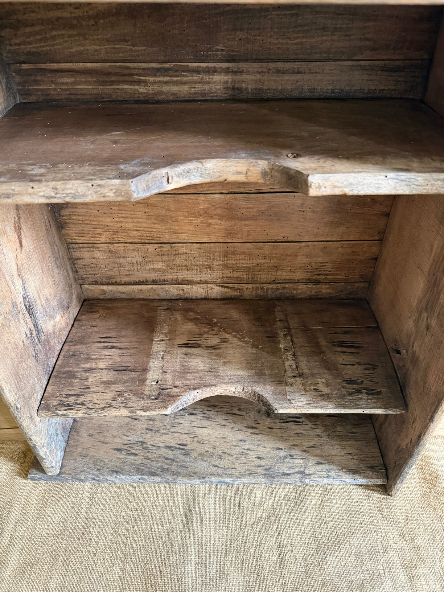 Pine wood shelf