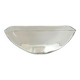 Vase Container Tealight Holder Thick Glass Hammered Half Moon Design
