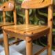 Lot de 6 chaises vintage RAINER DAUMILLER 70"