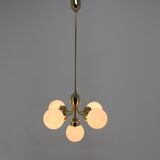 Space Age Sputnik Pendant by Kamenicky Senov/Preciosa, 1970s