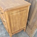 Commode de style Louis xv en merisier décapée
