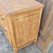 Louis xv style chest of drawers in pickled cherry
