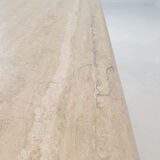 Italian travertine coffee table, 1980's