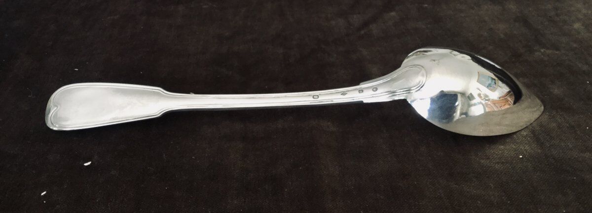 Silver stew spoon